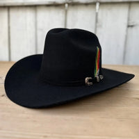 Tombstone 20X Marlboro Rancher Style Western Cowboy Fur Felt Hat - Black