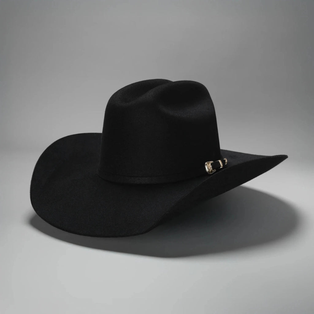 Texana 50X Texas Style (50% Wool 50% Buffalo Fur) Western Cowboy Hat-Black