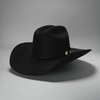 Texana 50X Texas Style (50% Wool 50% Buffalo Fur) Western Cowboy Hat-Black