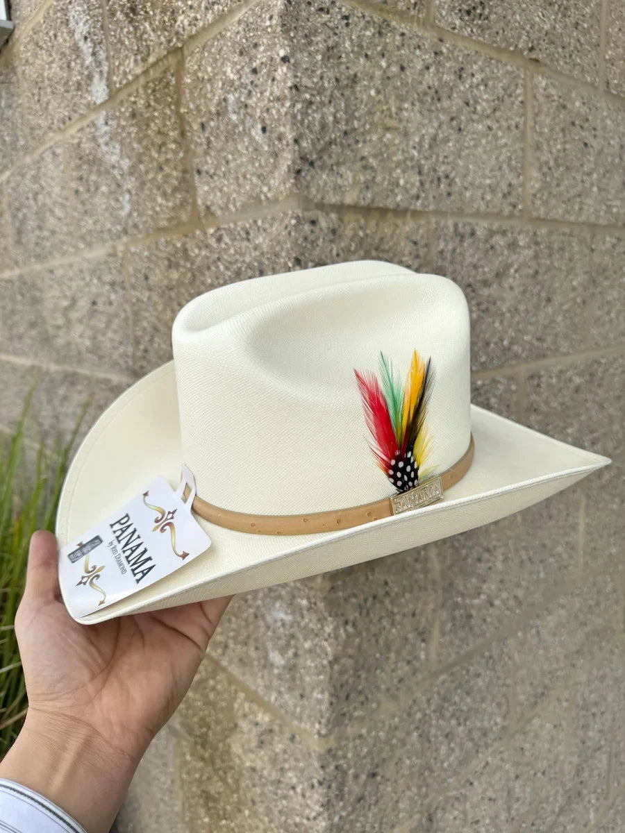 Sombrero Vaquero Panama 500X El Jefe Sinaloa Style Western Cowboy Straw Hat