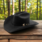 Tombstone 20X Roper Style Western Cowboy Fur Felt Hat - Black