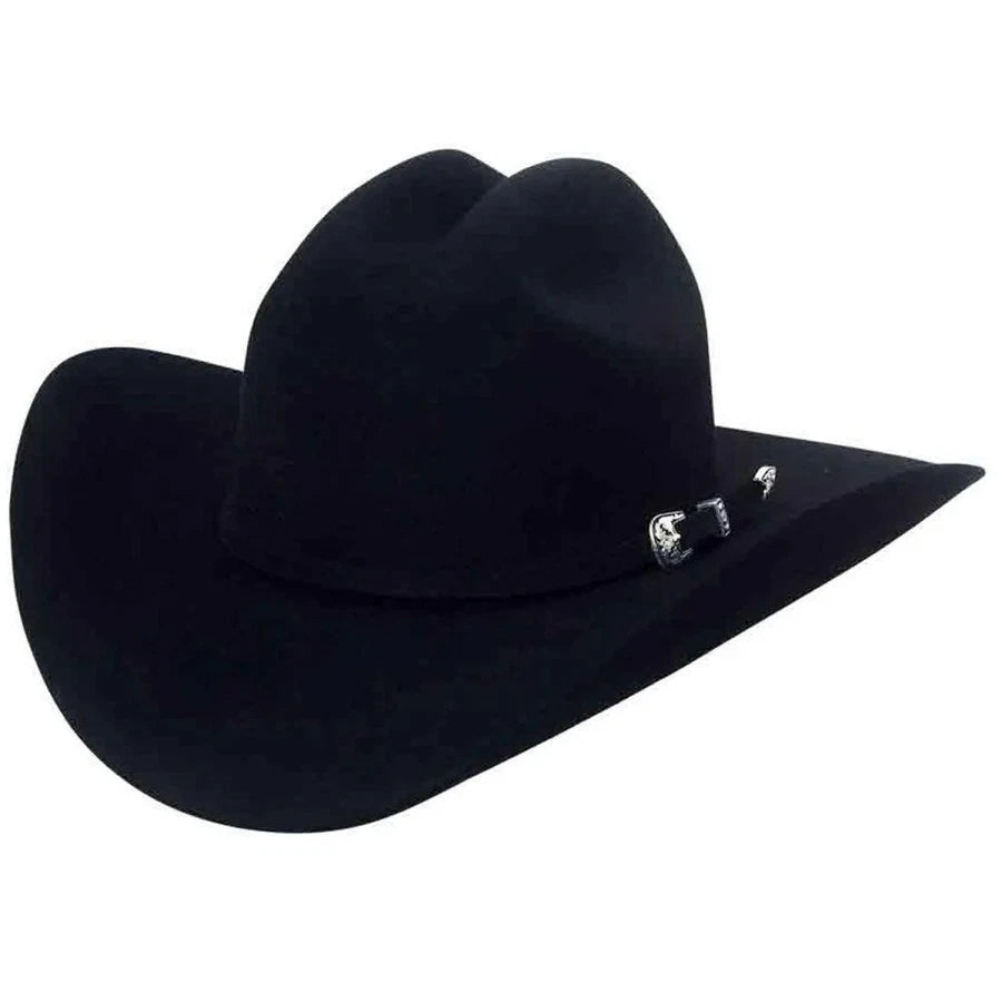 Texana Original 100X Joan Sebastian Style Western Cowboy Fur Felt Hat-Black