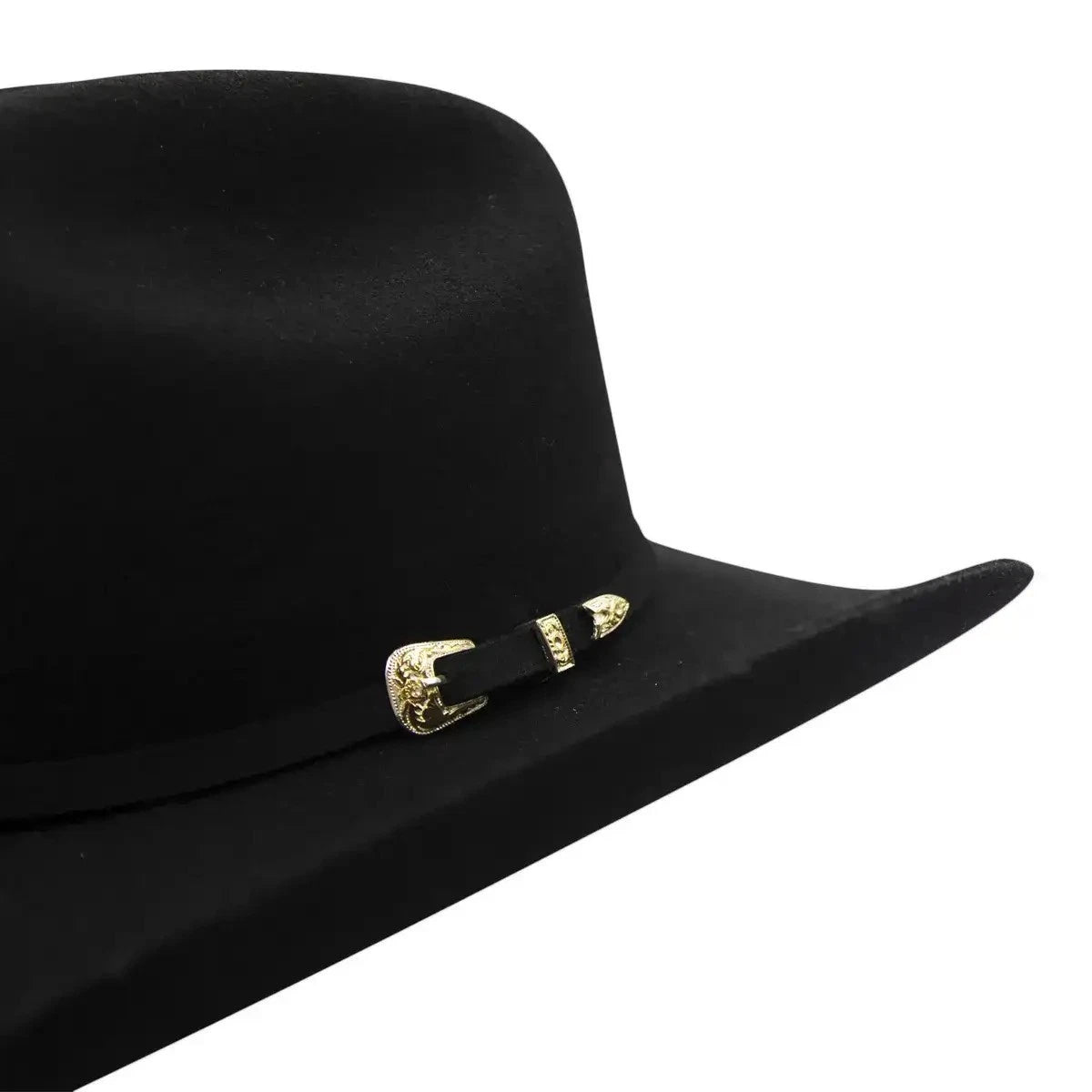 Texana Original 100X Joan Sebastian Style Western Cowboy Fur Felt Hat-Black