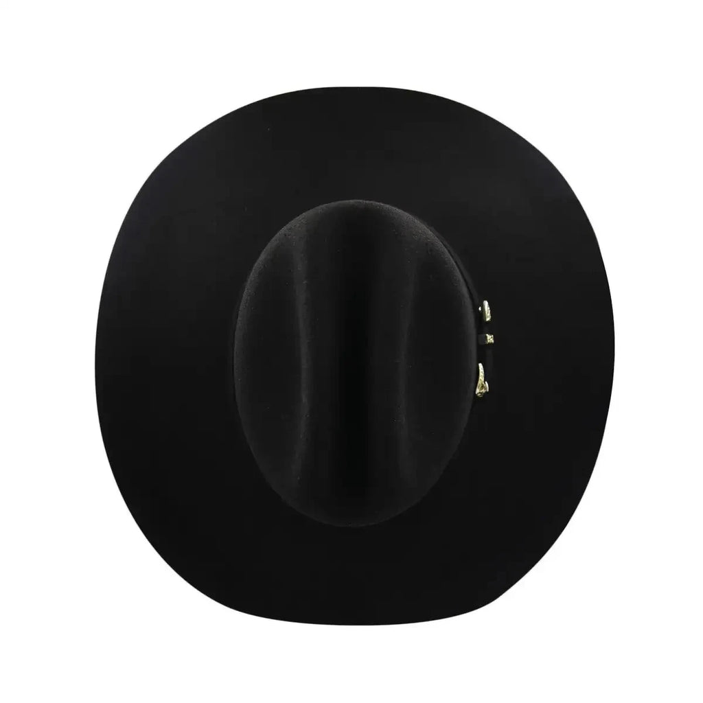 Texana Original 100X Joan Sebastian Style Western Cowboy Fur Felt Hat-Black
