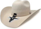 Texana Cuernos Chuecos 6X Oscar Style Western Cowboy Fur Felt Hat - Silverbelly