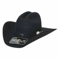 Texana El Senor de los Cielos 50X Marlboro Style Western Cowboy Felt Hat-Black
