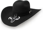 Texana Cuernos Chuecos 30X Oscar Marlboro Style Beaver Felt Cowboy Hat - Black