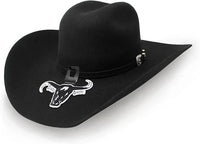 Texana Cuernos Chuecos 30X Oscar Marlboro Style Beaver Felt Cowboy Hat - Black