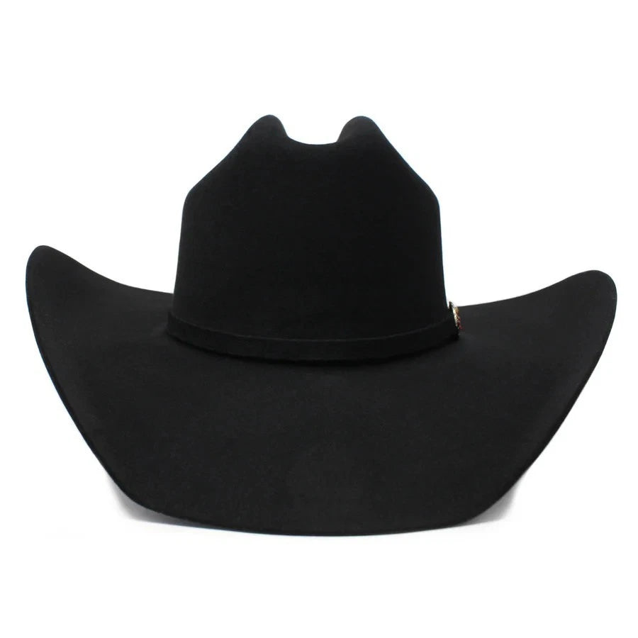 Tombstone 20X Roper Style Western Cowboy Fur Felt Hat - Black
