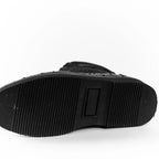 Men's Exotic Stingray and Ostrich Skin Print Casual Shoes - Black