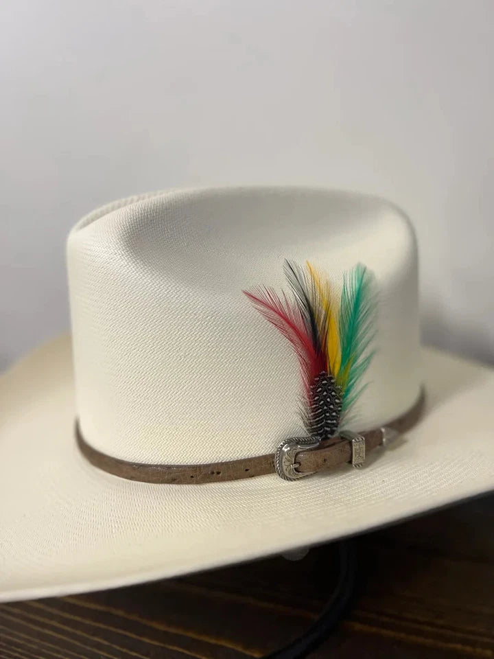 Men's Morcon 500X El Patron Sinaloa Style Western Cowboy Shantung Straw Hat