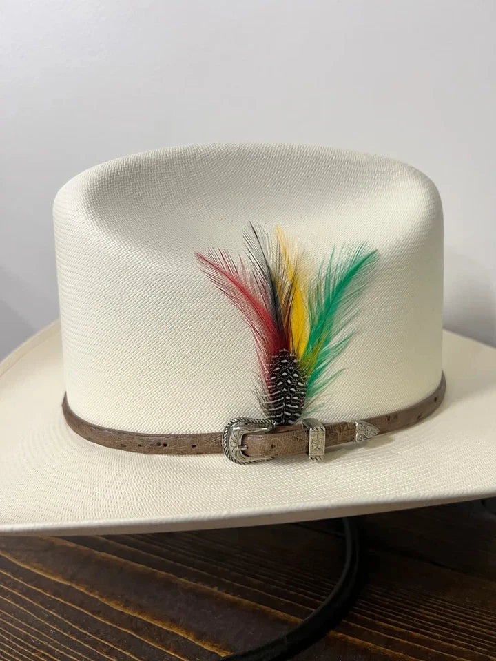 Men's Morcon 500X El Patron Sinaloa Style Western Cowboy Shantung Straw Hat