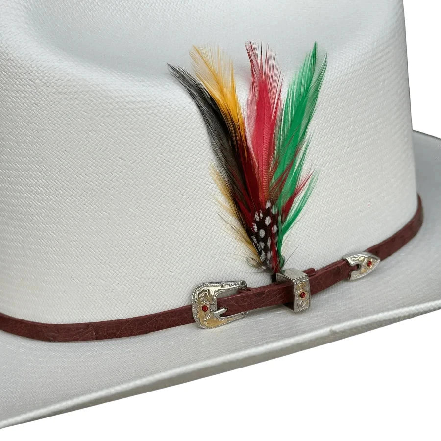 Men's Morcon 500X El Patron Sinaloa Style Western Cowboy Shantung Straw Hat