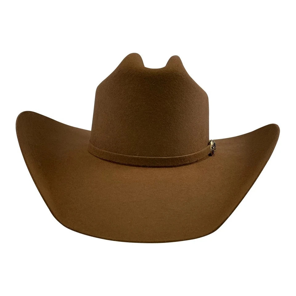 Tombstone 20X Roper Style Western Cowboy Fur Felt Hat - Walnut