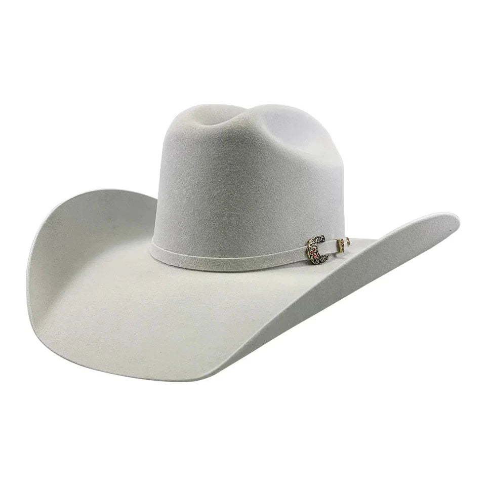 Tombstone 20X Roper Style Western Cowboy Fur Felt Hat - Gray