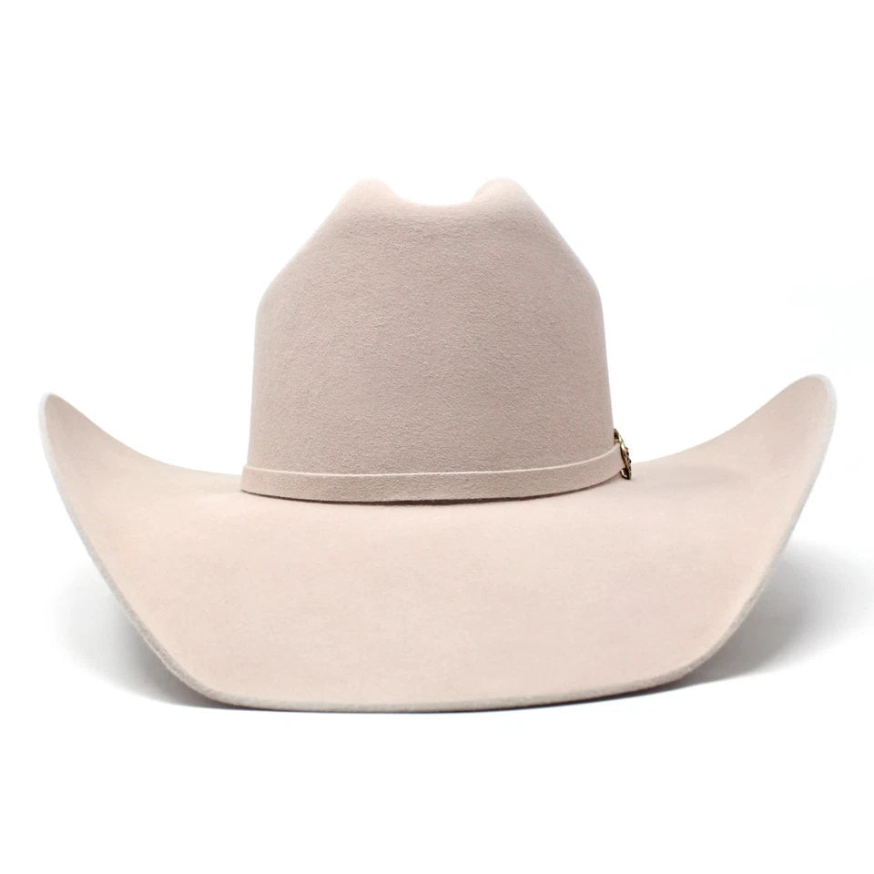 Tombstone 20X Roper Style Western Cowboy Fur Felt Hat - Silverbelly Beige