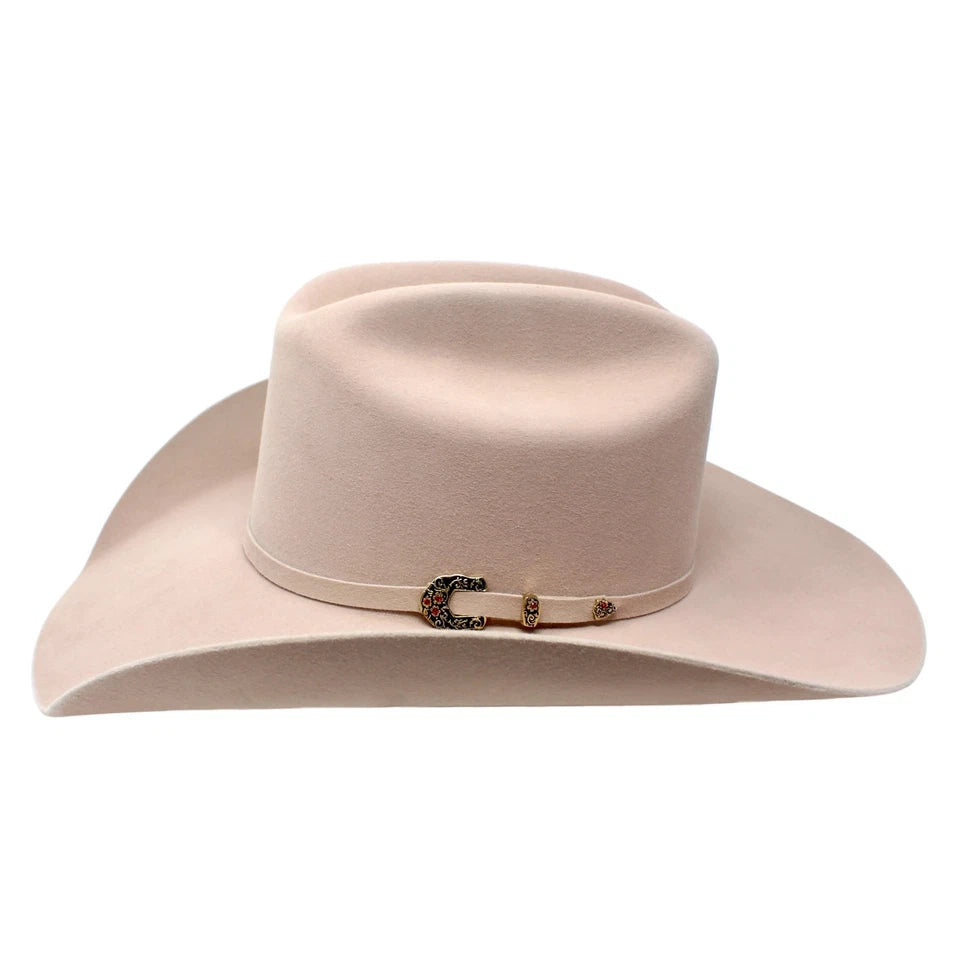 Tombstone 20X Roper Style Western Cowboy Fur Felt Hat - Silverbelly Beige