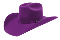 Tombstone 20X Roper Style Western Cowboy Fur Felt Hat - Purple