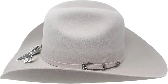 Texana Cuernos Chuecos 6X Oscar Style Western Cowboy Fur Felt Hat - Gray
