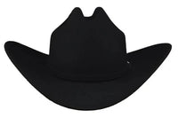 Texana Cuernos Chuecos 30X Sinaloa Style Beaver Felt Western Cowboy Hat - Black