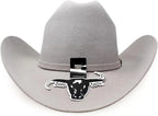 Texana Cuernos Chuecos 30X Joan Milano Style Beaver Felt Cowboy Hat - Gray