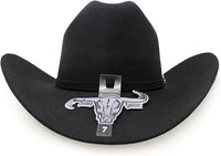 Cuernos Chuecos 10X Joan Milano Style Beaver Fur Felt Western Cowboy Hat - Black