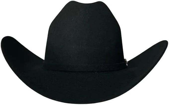 Cuernos Chuecos 10X Joan Milano Style Beaver Fur Felt Western Cowboy Hat - Black