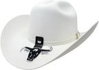 Cuernos Chuecos 10X Joan Milano Style Beaver Fur Felt Western Cowboy Hat - White