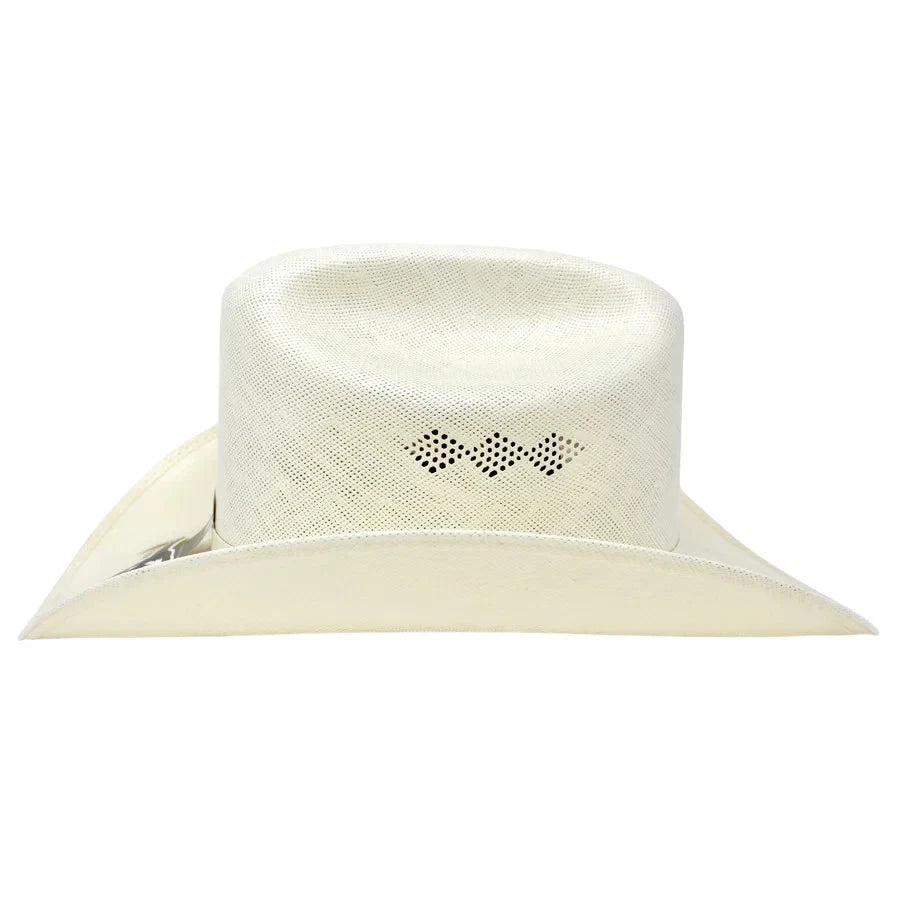 Cuernos Chuecos 300X Julion Style (Milano) Western Cowboy Shantung Straw Hat