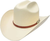 Cuernos Chuecos 300X Durango Style (Milano) Western Cowboy Shantung Straw Hat
