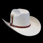 Cuernos Chuecos 300X Durango Style (Milano) Western Cowboy Shantung Straw Hat