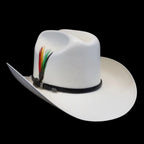 Cuernos Chuecos 300X Durango Style (Milano) Western Cowboy Shantung Straw Hat