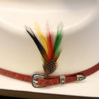 Cuernos Chuecos 300X Durango Style (Milano) Western Cowboy Shantung Straw Hat