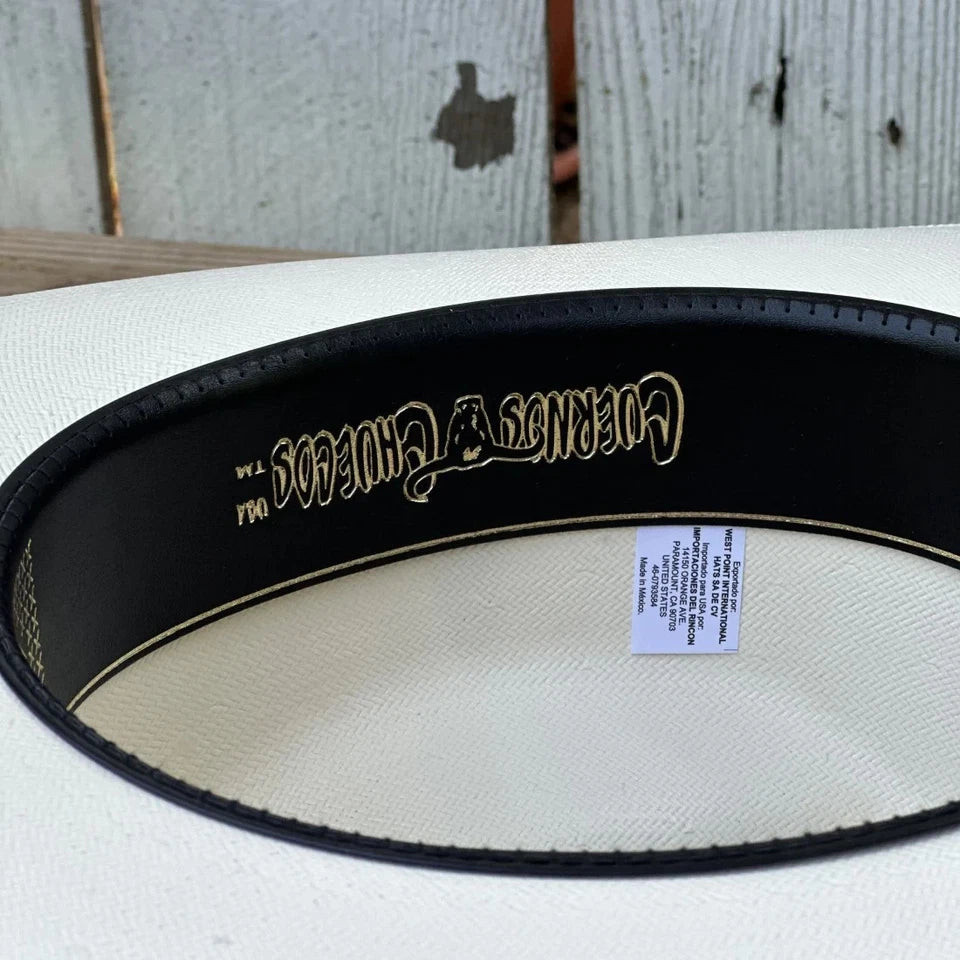 Cuernos Chuecos 150X Sinaloa Style Western Cowboy Shantung Straw Hat - Brim 3"
