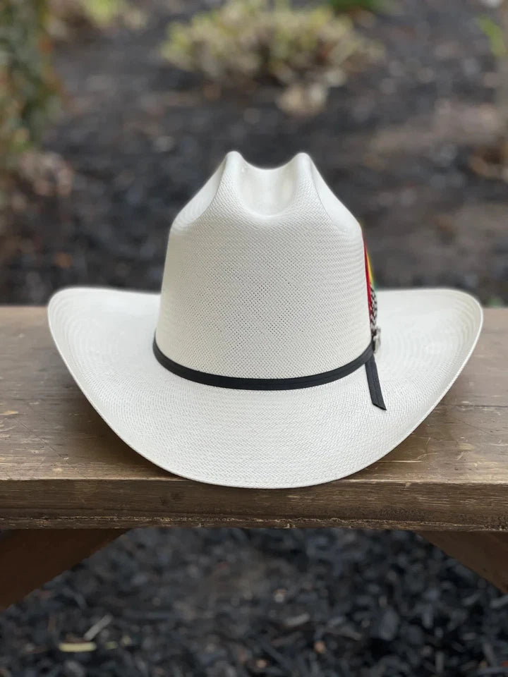 Cuernos Chuecos 100X Durango Style Western Cowboy Shantung Straw Hat