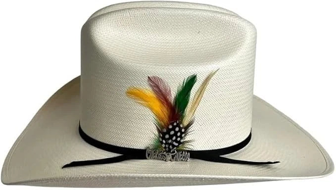 Cuernos Chuecos 100X Durango Style Western Cowboy Shantung Straw Hat