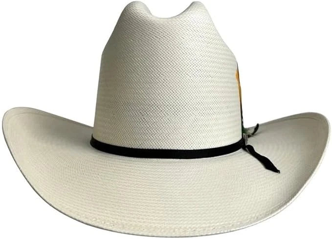 Cuernos Chuecos 100X Durango Style Western Cowboy Shantung Straw Hat