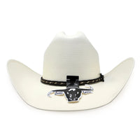 Cuernos Chuecos 100X Maverick Style Western Cowboy Shantung Straw Hat