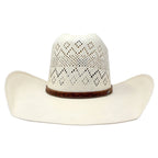 Tombstone 100X Ranger Diamond Minnick Style Western Cowboy Shantung Straw Hat