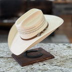 Men’s Tombstone 30X Mustang Style Vented Western Cowboy Shantung Straw Hat