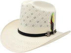 Tombstone 30X El Viejon Flower Style Western Cowboy Shantung Straw Hat