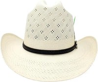 Tombstone 30X El Viejon Flower Style Western Cowboy Shantung Straw Hat