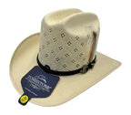 Tombstone 30X El Viejon Flower Style Western Cowboy Shantung Straw Hat