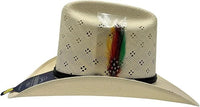 Tombstone 30X El Viejon Flower Style Western Cowboy Shantung Straw Hat