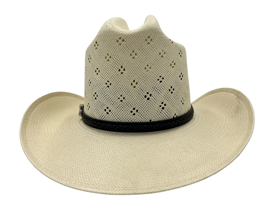 Tombstone 30X El Viejon Flower Style Western Cowboy Shantung Straw Hat