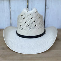 Tombstone 30X El Viejon Flower Style Western Cowboy Shantung Straw Hat