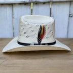 Tombstone 30X El Viejon Flower Style Western Cowboy Shantung Straw Hat