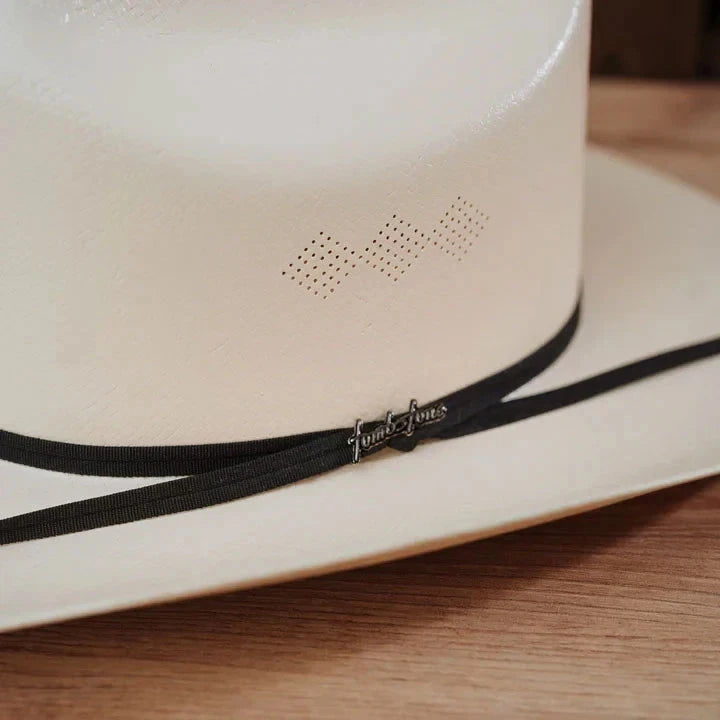 Sombrero Tombstone 15X Johnson Style Western Cowboy Straw Hat with Feather