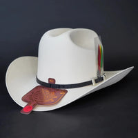 Men's Tombstone 1000X Carin Leon Style Western Cowboy Straw Hat