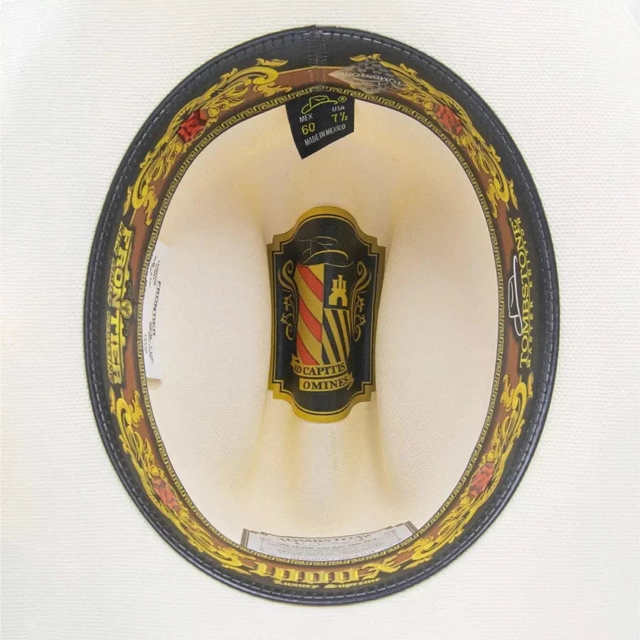Men's Tombstone 1000X Carin Leon Style Western Cowboy Straw Hat